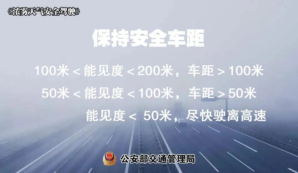 低溫天氣路面結冰安全指南_冬季多霧行車(chē)降速控距亮尾_出行提示