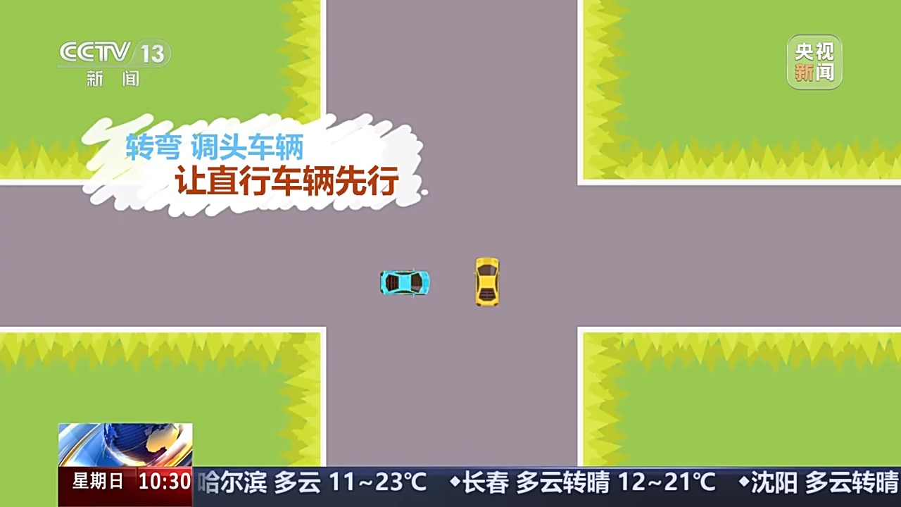 無(wú)信號燈路口通行規則_國慶中秋假期交通安全提示_出行提示