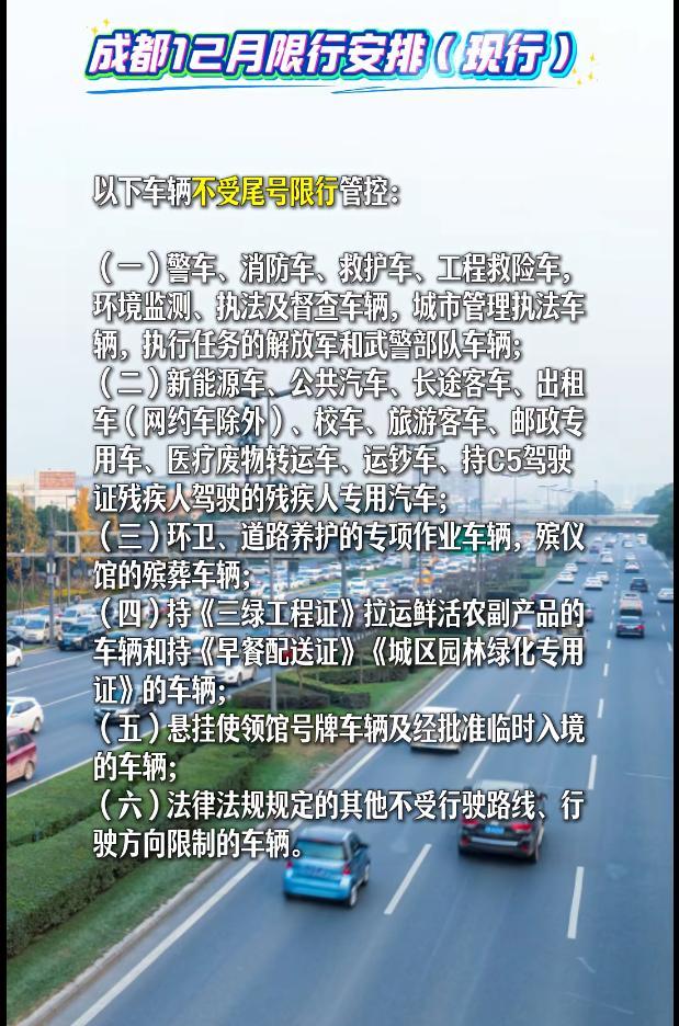 成都限行豁免清單_限行_成都重污染天氣限行規則