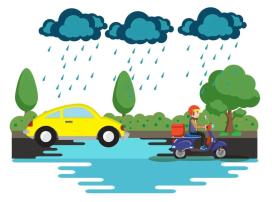 運城市山洪災害預警_雨天安全行車(chē)知識_出行提示