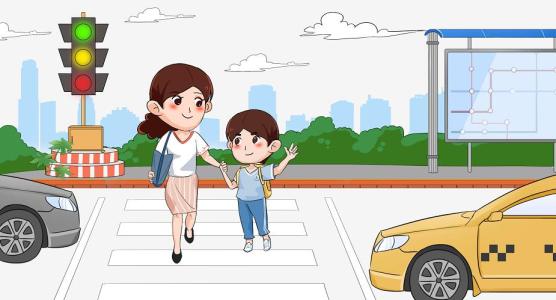 步行安全5要_出行提示_過(guò)馬路遵守信號燈
